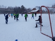 В Новоомском прошёл чемпионат  района по мини-футболу на снегу